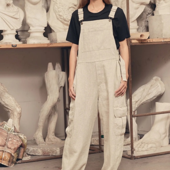 LinenTales Elm Overalls NWT - Picture 1 of 3